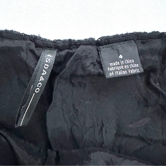 ANTHROPOLOGIE ISDA & CO KNIT LACE CROCHET FULL BLACK CIRCLE MIDI SKIRT. Sz 4 - Picture 7 of 12